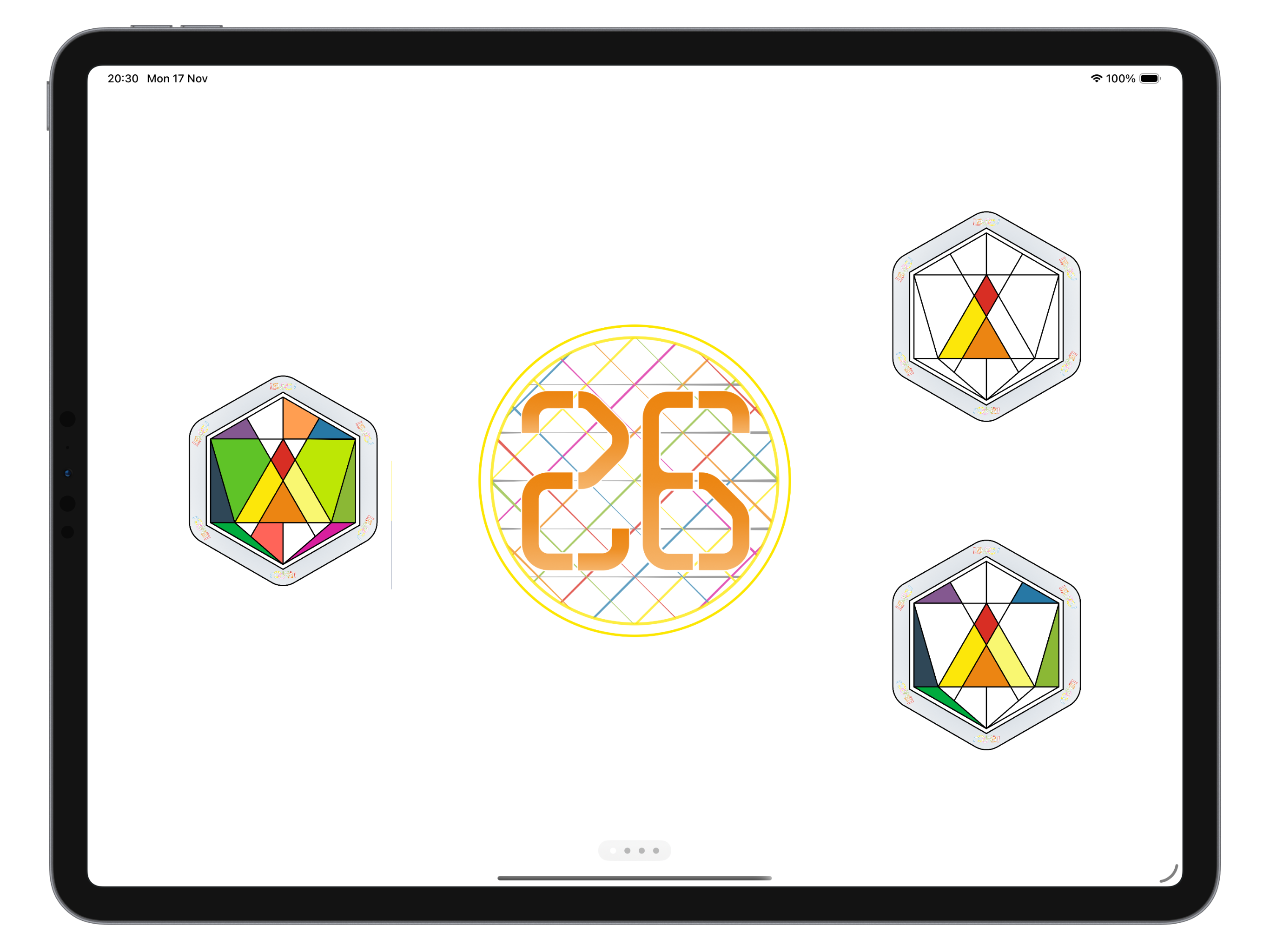 Lemocu Dice running on iPad